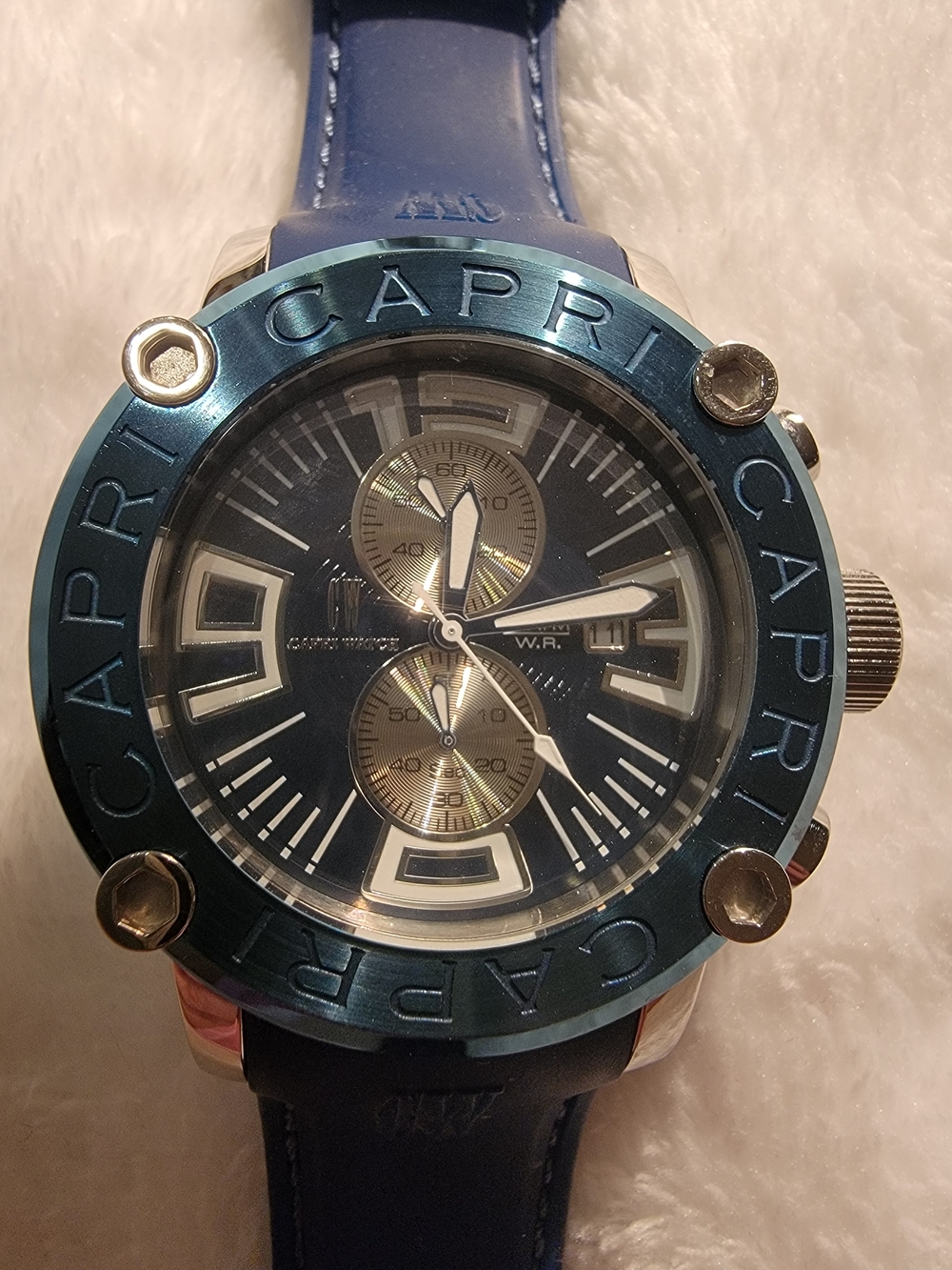 Capri Blue Chronograph Watch